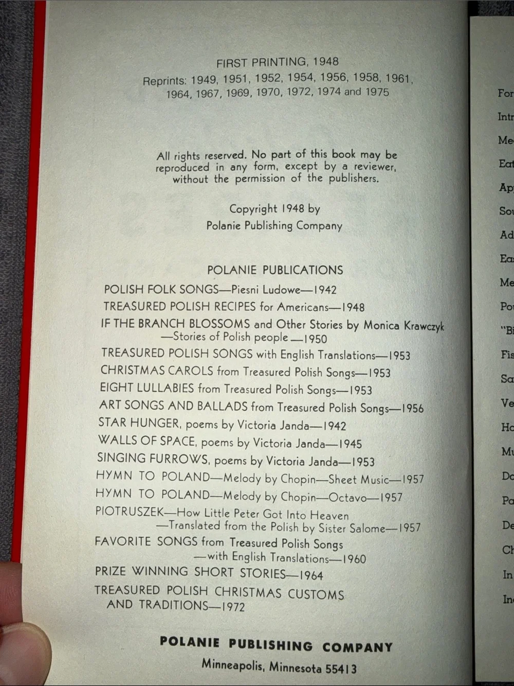 Treasured Polish Recipes Cookbook - Polaine Club